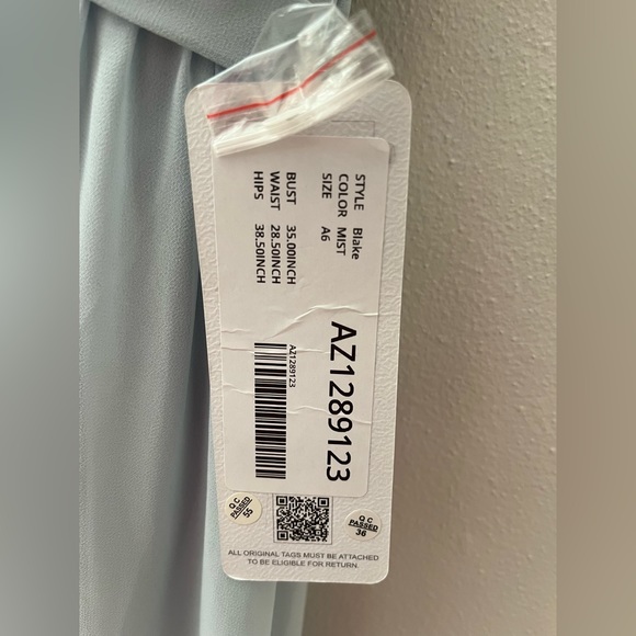 AZAZIE Blake dress in Mist (Size A6 and A2) - Picture 4 of 8